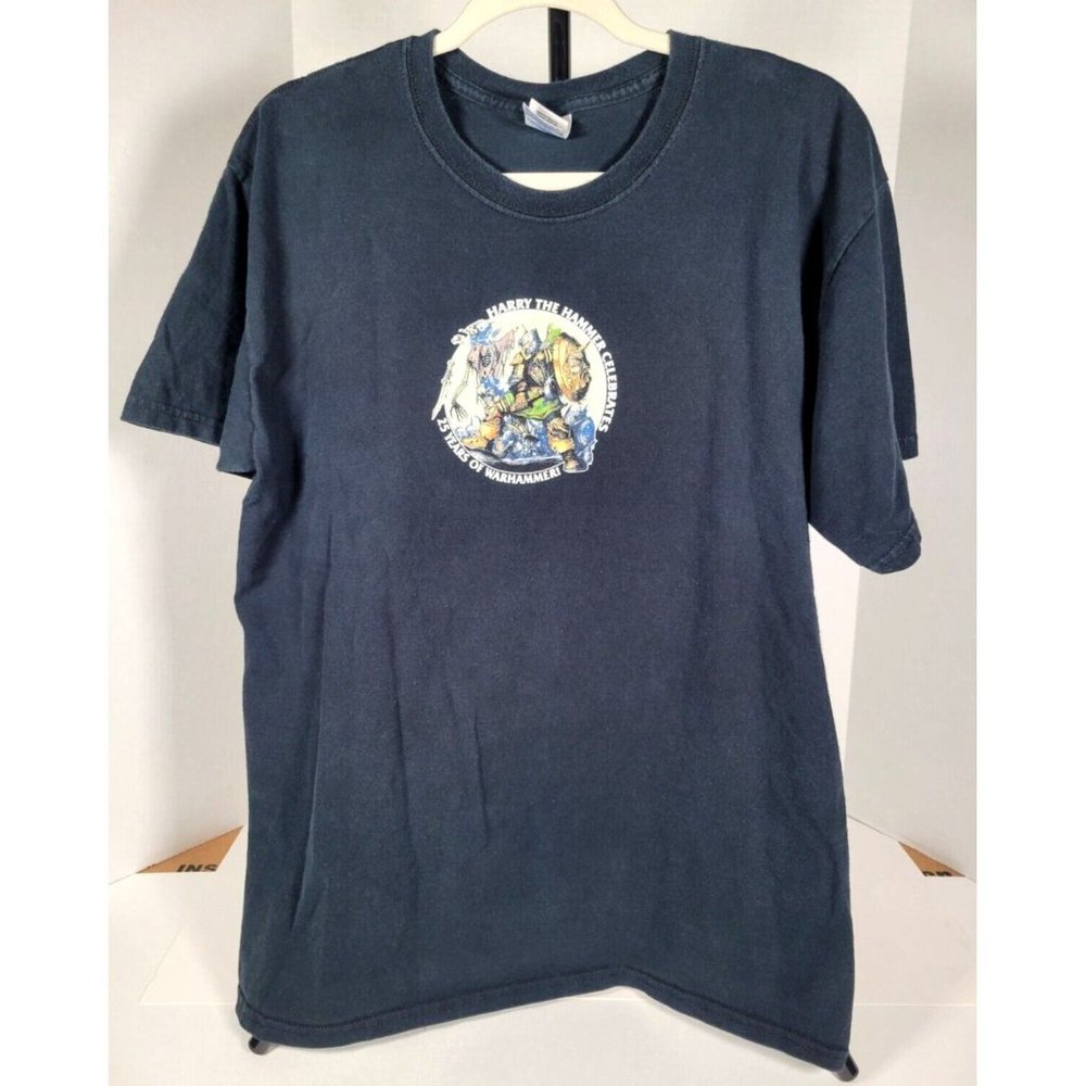 Harry the Hammer Celebrates 25 Years of Warhammer 40k T-shirt Size Large
